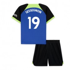Tottenham Hotspur Ryan Sessegnon #19 Bortedraktsett Barn 2022-23 Kortermet (+ korte bukser)
